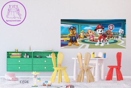  Vliesová dětská fototapeta 202x90cm - FTDNH 5392 Paw Patrol-2022