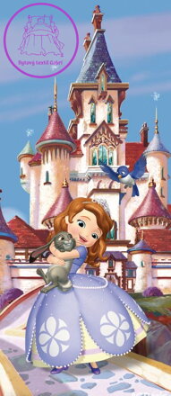 Dětská fototapeta vliesová vertical - FTDNV 5464 Disney Sofie u zámku 90x202cm - 2022