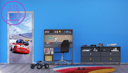 Vliesová dětská fototapeta 90x202cm - FTDNV 5483 Disney Cars-2022