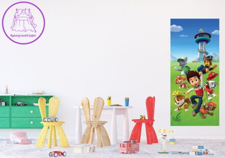  Vliesová dětská fototapeta 90x202cm - FTDNV 5486 Disney Paw Patrol-2022