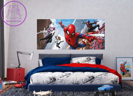  Vliesová dětská fototapeta 202x90cm - FTDNH 5501 Marvel Spiderman-2022