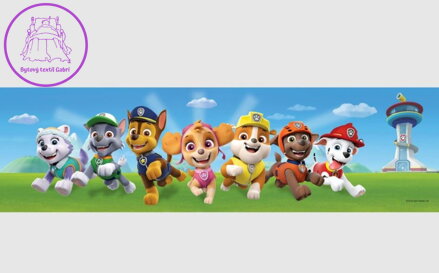 Samolepící bordura do dětského pokoje Disney Paw Patrol - WBD 8161