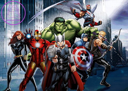  Plakát do dětského pokoje 155x110cm - Avengers FTDNM 5277