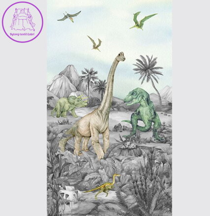 Fototapeta do dětského pokoje 150x270cm Dino - FTD2P0590 - 002