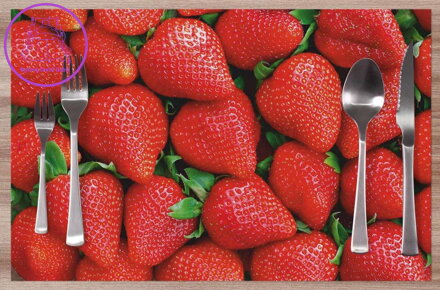  Prostírání na stůl - Jahody