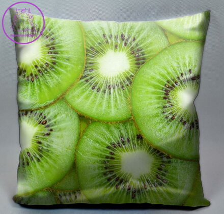 Fotopolštářek s efektem 3D - Kiwi 40x40cm