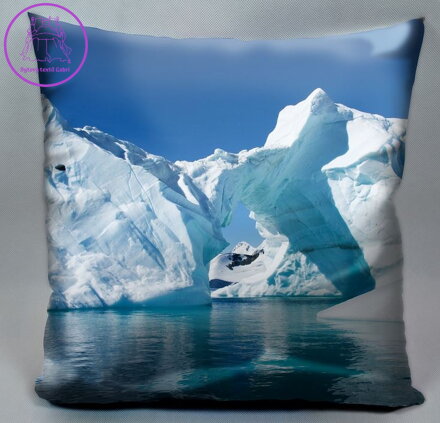 Fotopolštářek s efektem 3D - Ledovec 40x40cm