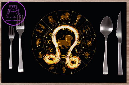  Prostírání na stůl - Symbol znamení Lev (23.7. - 22.8.) 