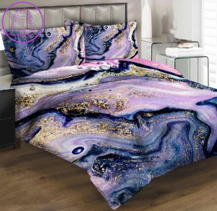 Povlečení z moderního materiálu Interlock fototisk 3D efekt - Mix art