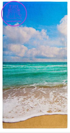 Osuška s potiskem 70x140cm - Moře ( Pláž )
