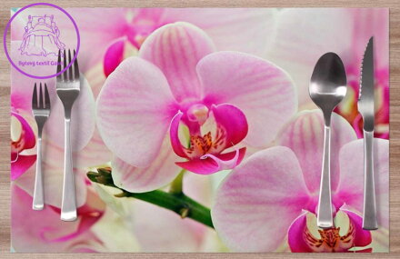Prostírání na stůl - Orchidej z blízka