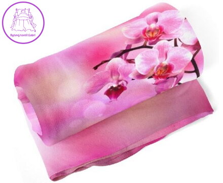  Fleecová fotodeka - Orchidej více rozměrů 