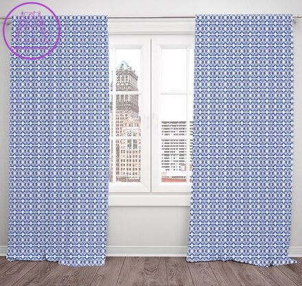  Závěsy dekorační 2x140x250cm - Pattern III