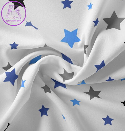 Metrážový závěs zatemňovací Blackout šíře 140cm Im-Stars blue