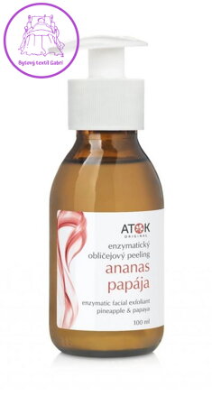 Enzymatický obličejový peeling Ananas - papája 