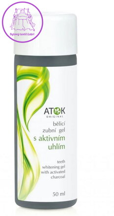 Bělicí zubní gel s aktivním uhlím