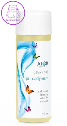 Dětský olej při nadýmání 