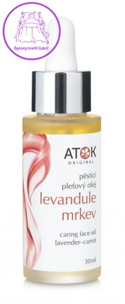 Pěsticí pleťový olej Levandule-mrkev 