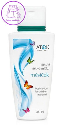 Dětské tělové mléko Měsíček 