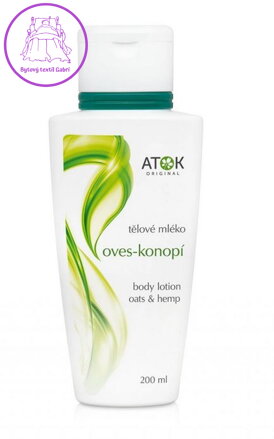 Tělové mléko Oves-konopí