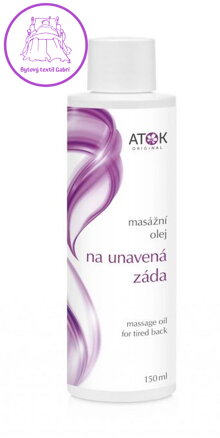 Masážní olej na unavená záda 