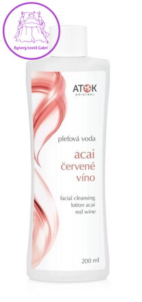 Pleťová voda Acai - červené víno