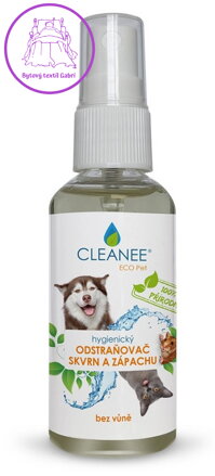 CLEANEE EKO odstraňovač skvrn a zápachu po domácích mazlíčcích 50ml