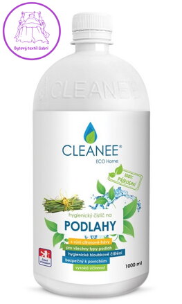 CLEANEE EKO hygienický čistič na PODLAHY S VŮNÍ CITRONOVÉ TRÁVY 1L