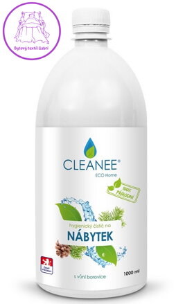 CLEANEE EKO hygienický čistič na NÁBYTEK vůně borovice 1L - náhradní náplň