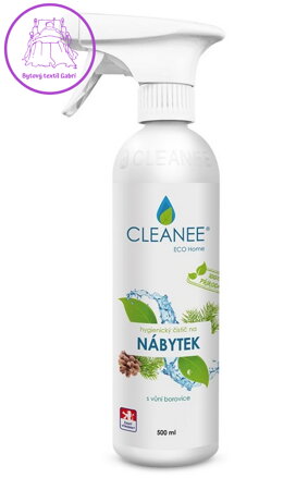 CLEANEE EKO hygienický čistič na NÁBYTEK vůně borovice 500ml
