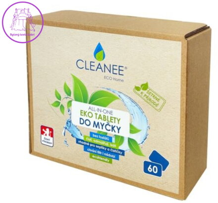 CLEANEE EKO Tablety do myčky 60 ks