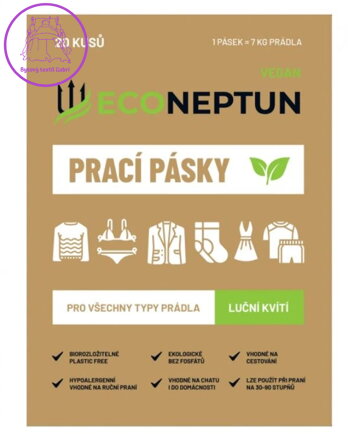 EcoNeptun prací pásky s vůní lučního kvítí 20ks