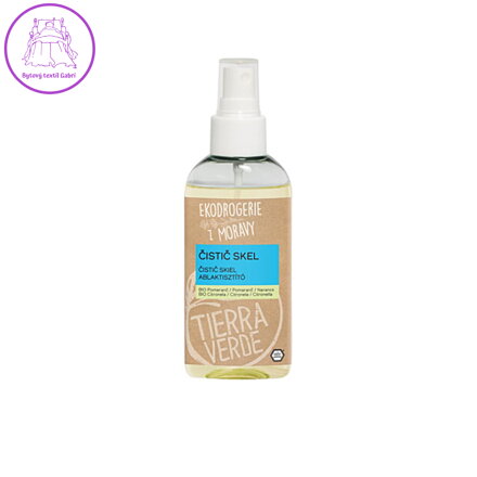 Tierra Verde – Čistič skel BIO pomeranč a citronela (TIERRA VERDE), 110 ml