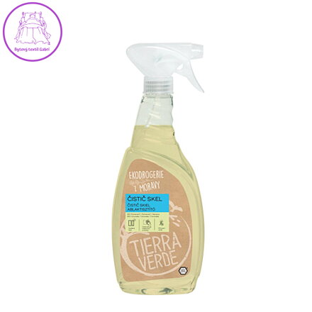 Tierra Verde – Čistič skel BIO pomeranč a citronela (TIERRA VERDE), 750 ml