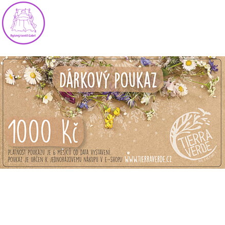 Tierra Verde – Dárkový poukaz (TIERRA VERDE)
