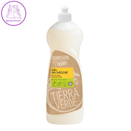 Tierra Verde – Gel na nádobí – BIO citron (TIERRA VERDE), 1 l