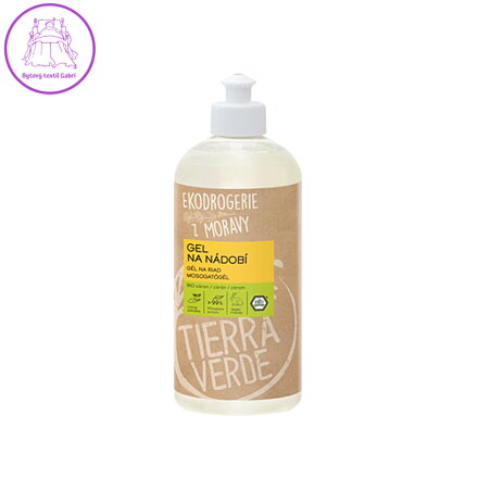 Tierra Verde – Gel na nádobí – BIO citron (TIERRA VERDE), 500 ml
