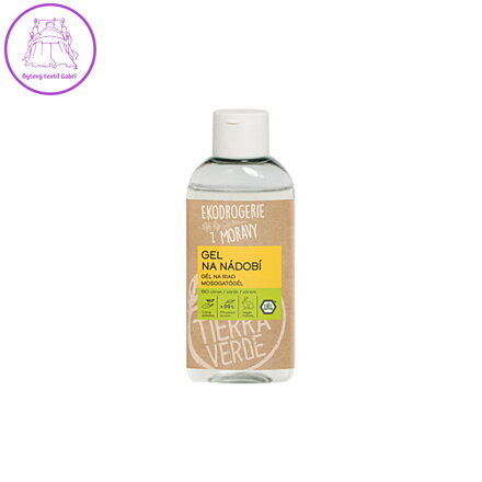 Tierra Verde – Gel na nádobí – BIO citron (TIERRA VERDE), 100 ml
