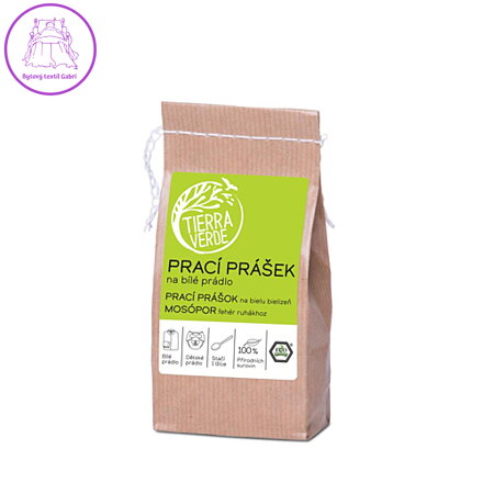Tierra Verde – Prací prášek na bílé prádlo a pleny (TIERRA VERDE), 250 g