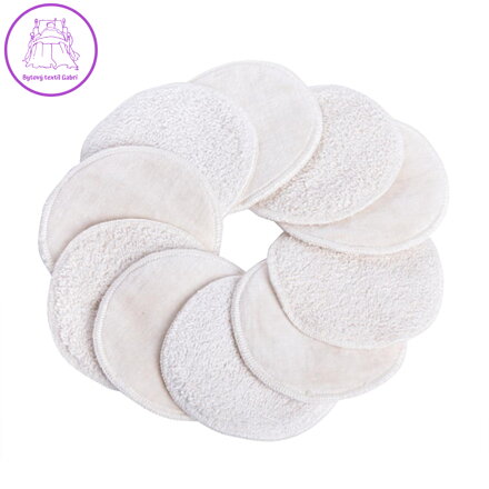 Tierra Verde – Tampon kosmetický samet s froté stranou – velký (9 cm) (TIERRA VERDE), 20 ks