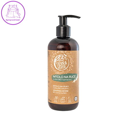 Tierra Verde – Tekuté mýdlo na ruce – BIO rozmarýn (TIERRA VERDE), 290 ml