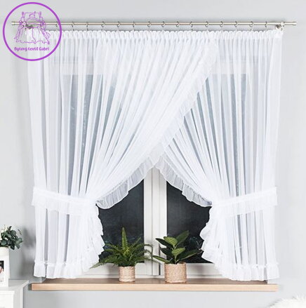 Voálová záclona bílá 400x160cm Fir-Dagmara