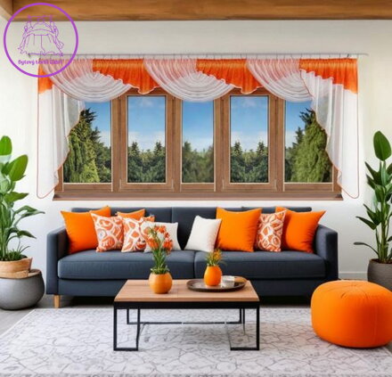 Moderní draperie 600x160cm Fir-Lada 22-2 ( více barev )