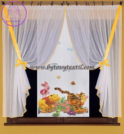 Dětský voálový komplet 290x150cm Fir-Medvídek Pú XL ( více barev )
