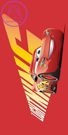 Osuška - Cars "McQueen" 70x140 cm 2023