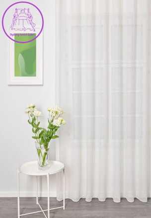 Metrážová záclona jednobarevná výška 320cm Lag-Alison/10 bílá
