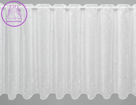 Metrážové vitrážkové záclony Lag-V/499 bílá ( více rozměrů ) 2024