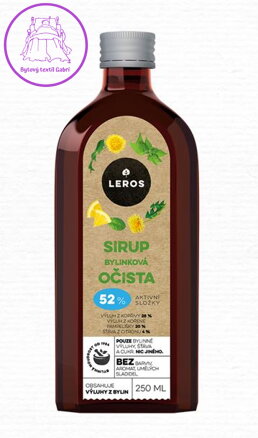 Leros sirup - Bylinková očista 250ml ( 3+ )
