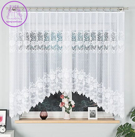 Záclona kusová oblouková s motivem 500x160cm Gabri-Demetria 017480-2026