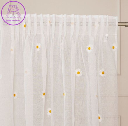 Záclona kusová s motivem 140x250cm a řasící páskou Gabri-BELLIS 2026